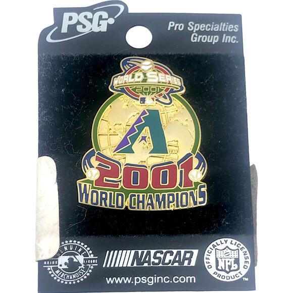 Arizona Diamondbacks 2001 World Series Champions Vintage Pin *NEW* - Picture 3 of 4
